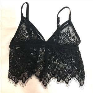 Cute black bralette